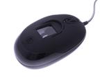 raton mouse con lector de huella digital
