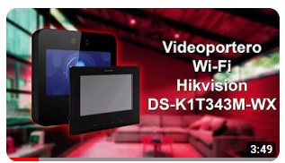 Reloj checador huella digital hikvision K1T343M-WX video